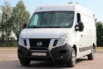 Opel Movano 2010-2021 гг. Кенгурятник WT018 Black (нерж.) фото 2