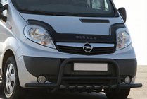 Renault Trafic 2001–2015 гг. Кенгурятник Exclusive Black (нерж.) фото 4