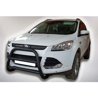 Кенгурятник WT018 Black (нерж.) Ford Kuga/Escape 2013-2019 гг. фото 1