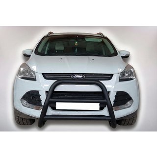Кенгурятник WT018 Black (нерж.) Ford Kuga/Escape 2013-2019 гг. фото 3