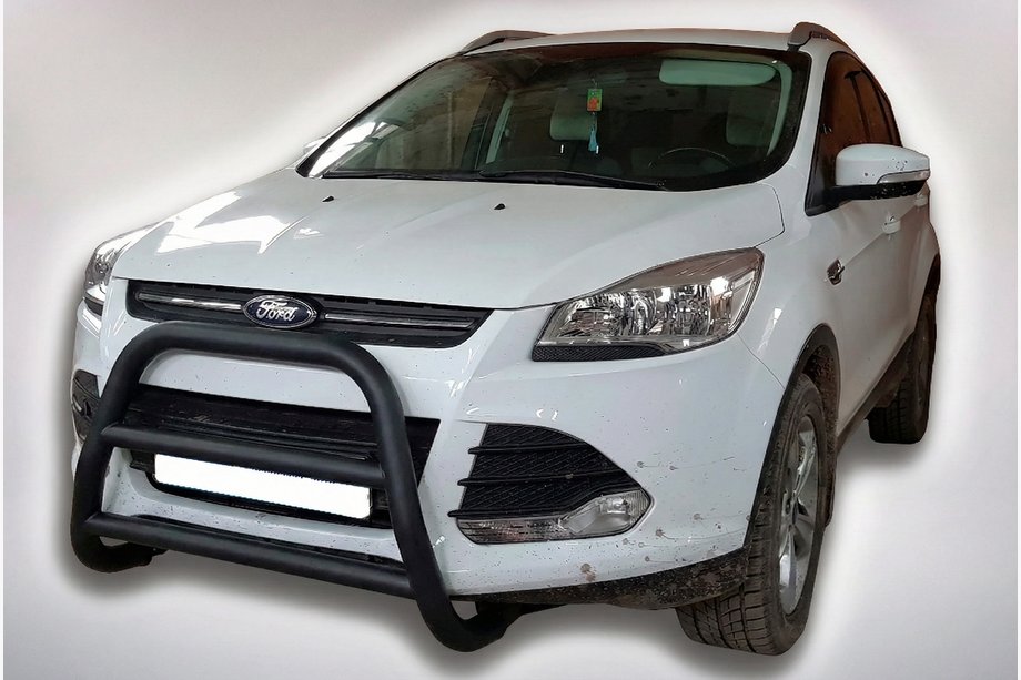 Ford Kuga/Escape 2013-2019 гг. Кенгурятник WT018 Black (нерж.) Image