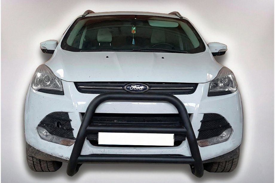 Ford Kuga/Escape 2013-2019 гг. Кенгурятник WT018 Black (нерж.) Фото 3