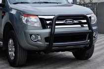 Ford Ranger 2011–2022 гг. Передняя защита WT018 Black (нерж.) фото 1