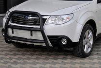 Subaru Forester 2008-2013 гг. Кенгурятник WT018 Black (нерж.) фото 2