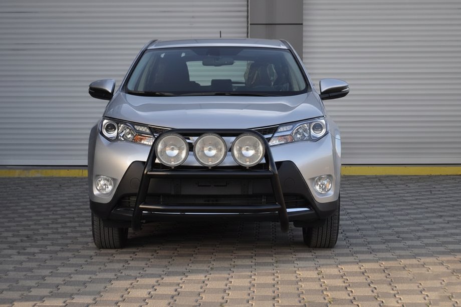 Toyota Rav 4 2013-2018 гг. Кенгурятник WT018 Black (нерж) Фото 5