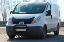 Renault Trafic 2001–2015 гг. Кенгурятник QT-Spec Black (нерж.) фото 3