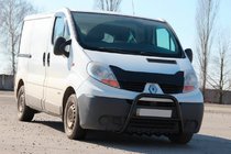 Nissan Primastar 2002-2014 гг. Кенгурятник QT-Spec Black (нерж.) фото 2