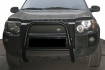 Land Rover Freelander II 2006–2014 гг. Кенгурятник QT008 Black (нерж) фото 1