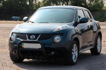 Nissan Juke 2010-2019 гг. Кенгурятник QT012 Black (нерж) фото 2