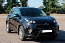 Kia Sportage 2015-2021 гг. Кенгурятник WT006 Black (нерж) фото 2