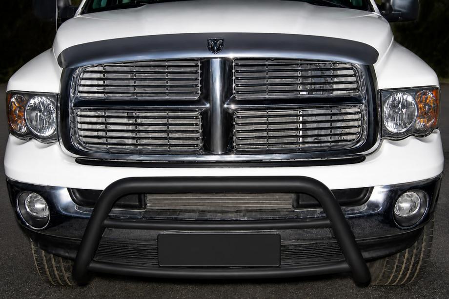 Dodge RAM (DR/DH/D1/DC/DM) 2002–2009 гг. Передняя дуга WT005 Black (нерж.) Image