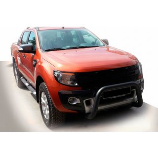 Передняя защита WT005 Black (нерж) Ford Ranger 2011–2022 гг.