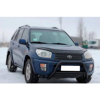 Кенгурятник WT005 Black (нерж.) Toyota Rav 4 2001-2005 гг. фото 2