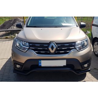 Передняя защита WT008 Black (нерж.) Dacia Duster 2018-2024 гг. фото 3