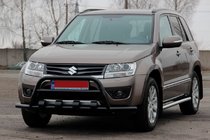 Suzuki Grand Vitara 2005-2017 гг. Кенгурятник ST-WT-15 Black (нерж.) фото 3