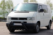 Volkswagen T4 Transporter 1990-2003 гг. Кенгурятник Kelebek WT011 Black (нерж.) фото 3
