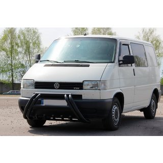 Кенгурятник Kelebek WT011 Black (нерж.) Volkswagen T4 Caravelle/Multivan 1990–2003 гг. фото 3