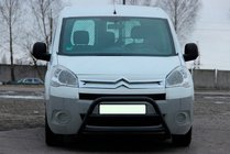Peugeot Partner Tepee 2008-2018 гг. Кенгурятник WT022 Black (нерж.) фото 3