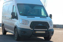 Ford Transit 2014- гг. Кенгурятник WT022 Black (нерж.) фото 1