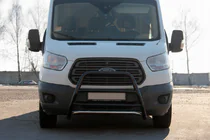Ford Transit 2014- гг. Кенгурятник WT022 Black (нерж.) фото 3