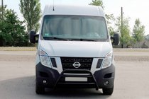 Renault Master 2011-2023 гг. Кенгурятник WT022 Black (нерж.) фото 1