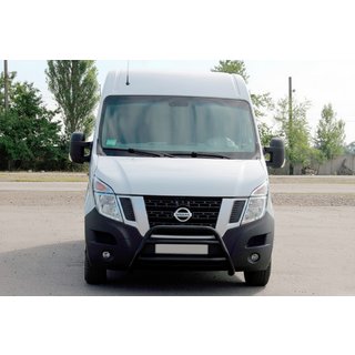Кенгурятник WT022 Black (нерж.) Renault Master 2011-2023 гг. фото 1