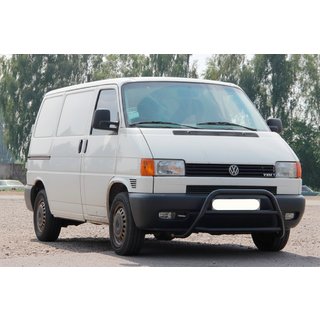 Кенгурятник WT022 Black (нерж) Volkswagen T4 Caravelle/Multivan 1990–2003 гг. фото 2