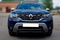 Renault Duster 2018-2024 гг. Кенгурятник WT007 Black (нерж.) фото 2