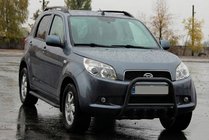 Daihatsu Terios 2006-2017 гг. Передняя дуга QT006 Black (нерж.) фото 3
