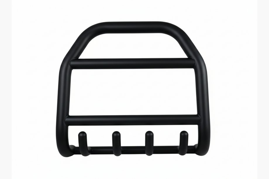 Hyundai IX-35 2010-2015 гг. Передняя дуга QT006 Black (нерж.) Image
