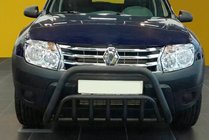 Dacia Duster 2008-2018 гг. Кенгурятник WT002 Black (нерж) фото 5