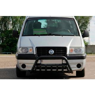 Кенгурятник WT002 Black (нерж)