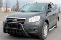 Geely Emgrand X7 2011- гг. Кенгурятник WT002 Black (нерж.) фото 1