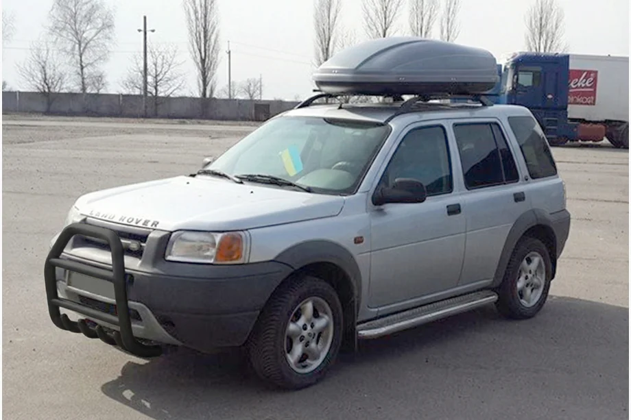 Land Rover Freelander I 1997-2006 гг. Кенгурятник QT007 Black (нерж.) Фото 2