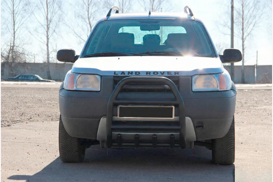 Land Rover Freelander I 1997-2006 гг. Кенгурятник QT007 Black (нерж.) Фото 4