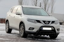 Nissan X-trail T32/Rogue 2014-2021 гг. Кенгурятник WT002 Black (нерж) фото 2
