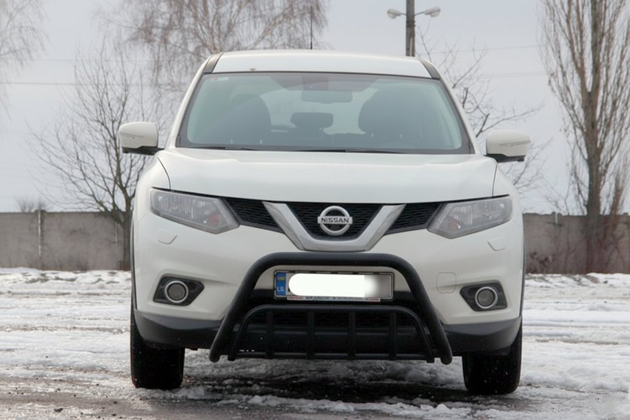 Nissan X-trail T32/Rogue 2014-2021 гг. Кенгурятник WT002 Black (нерж) Image