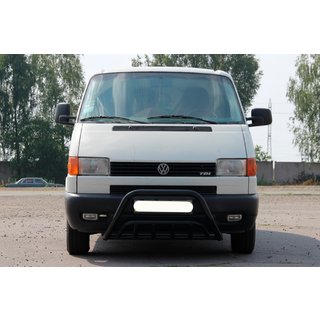 Кенгурятник WT002 60мм Black (нерж) Volkswagen T4 Transporter 1990-2003 гг. фото 3