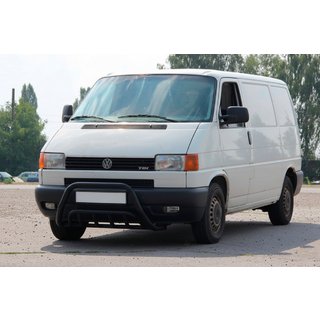 Кенгурятник WT002 Black (нерж) Volkswagen T4 Caravelle/Multivan 1990–2003 гг. фото 2