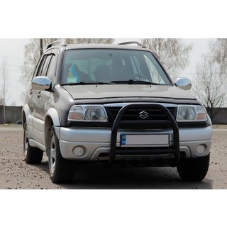 Кенгурятник QT007 Black (нерж) Suzuki Vitara 1998-2006 гг. фото 2