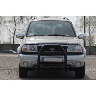 Кенгурятник QT007 Black (нерж) Suzuki Vitara 1998-2006 гг. фото 3