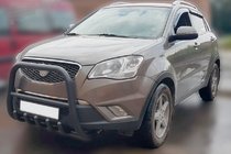 SsangYong Korando 2010-2019 гг. Кенгурятник F1-40 Black (нерж.) фото 3