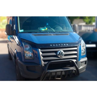 Передняя дуга WT002 Black (нерж.) Volkswagen Crafter 2006-2016 гг. фото 1