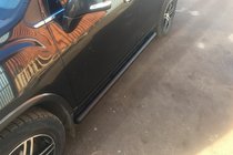 Chevrolet Trax 2012-2023 гг. Боковые трубы Black (2 шт, нержавейка) фото 2