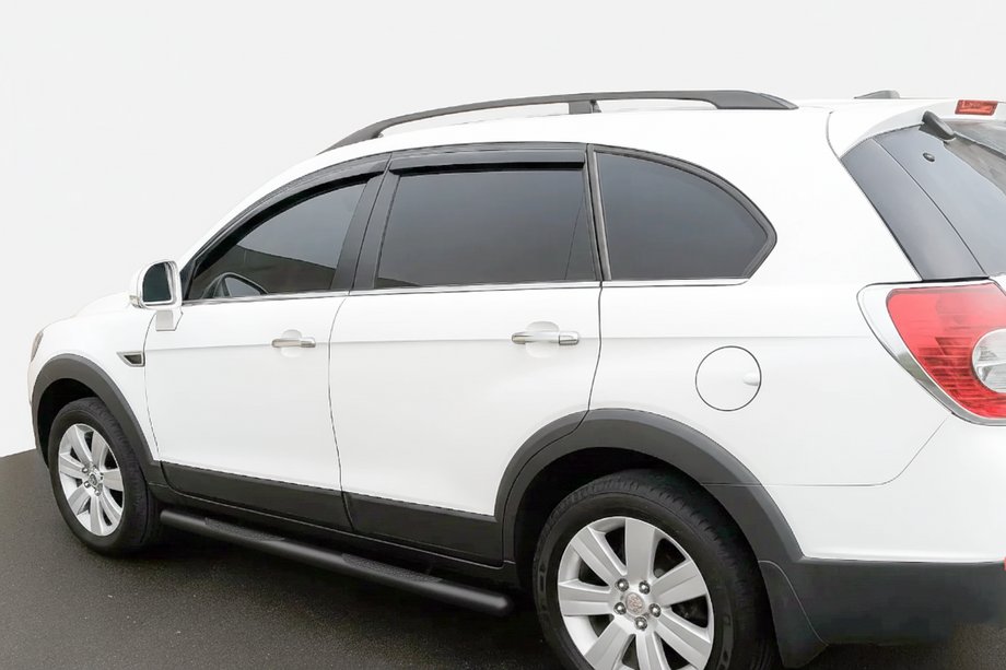 Opel Antara 2006-2017 гг. Боковые трубы Black (2 шт., нержавейка) Image