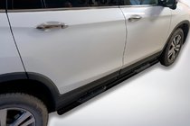 Honda Pilot 2015-2022 гг. Боковые трубы Black (2 шт., нержавейка) фото 2
