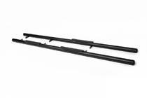 Lexus RX 2003-2009 гг. Боковые трубы Black (2 шт., нержавейка) фото 1