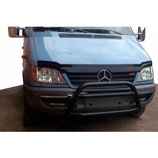 Кенгурятник WT022 Черный (Нержавеющая сталь) Mercedes Sprinter W901/902/903/904/905 1995–2006 гг. фото 1