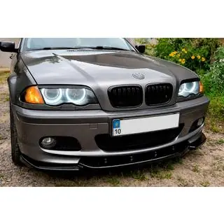 Передний лип DPT V-2 (для M-Sport 2003-2006, черный глянец)