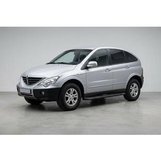 Боковые пороги Bosphorus Black (2 шт., алюминий) SsangYong Action 2005-2018 гг. фото 1